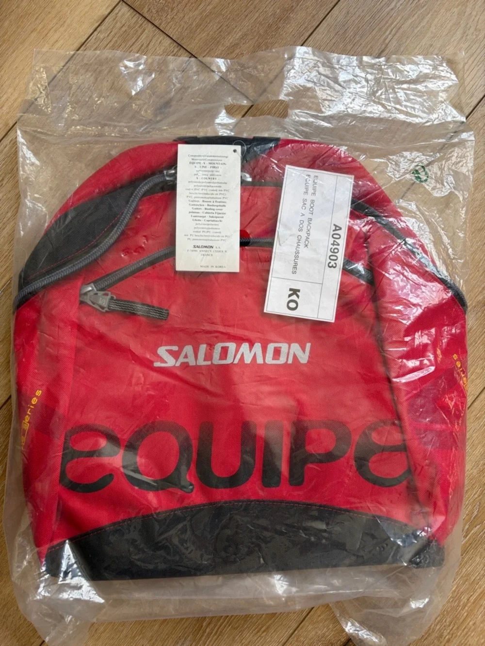 Salomon Prolink Equipe Series Boot Backpack NEW Red Black